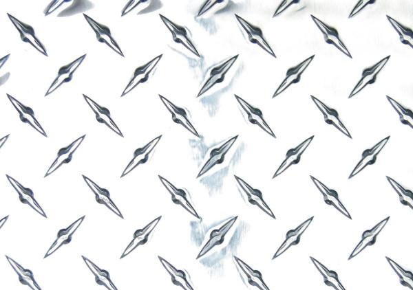 Compass pattern plate